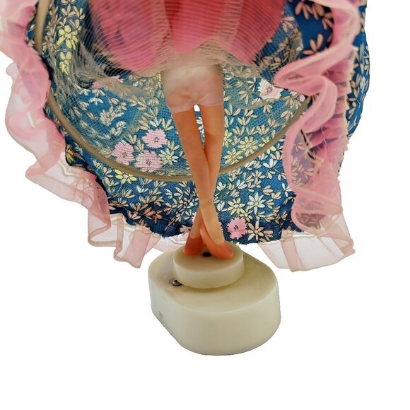 Vintage 1970's Bradley Pose Big Eye Fashion Doll Music Box Spin Southern Belle - Picture 5 of 6